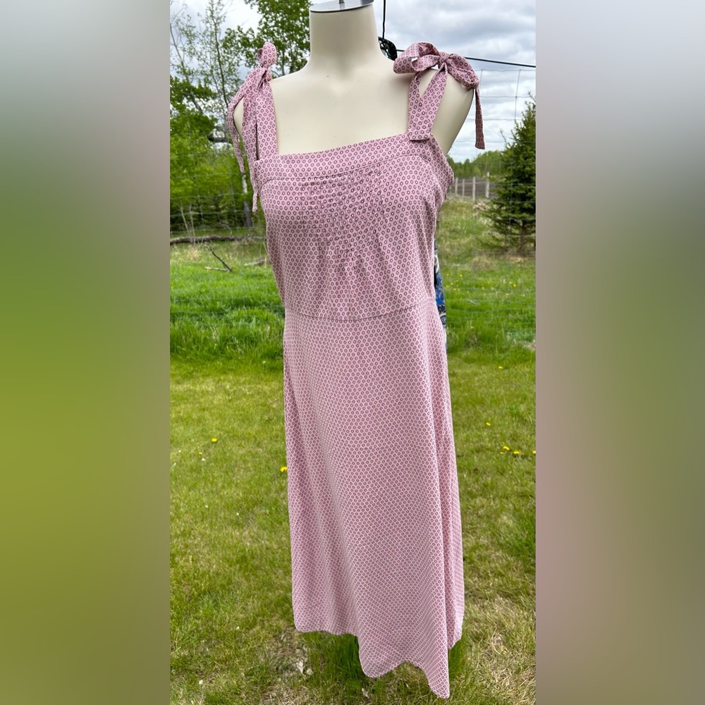 Gap pink summer lined dress